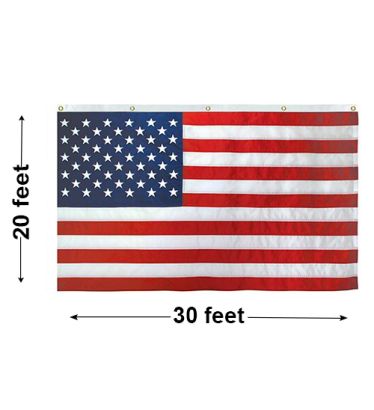 20'x30' U.S. Nylon Horizontal Banner